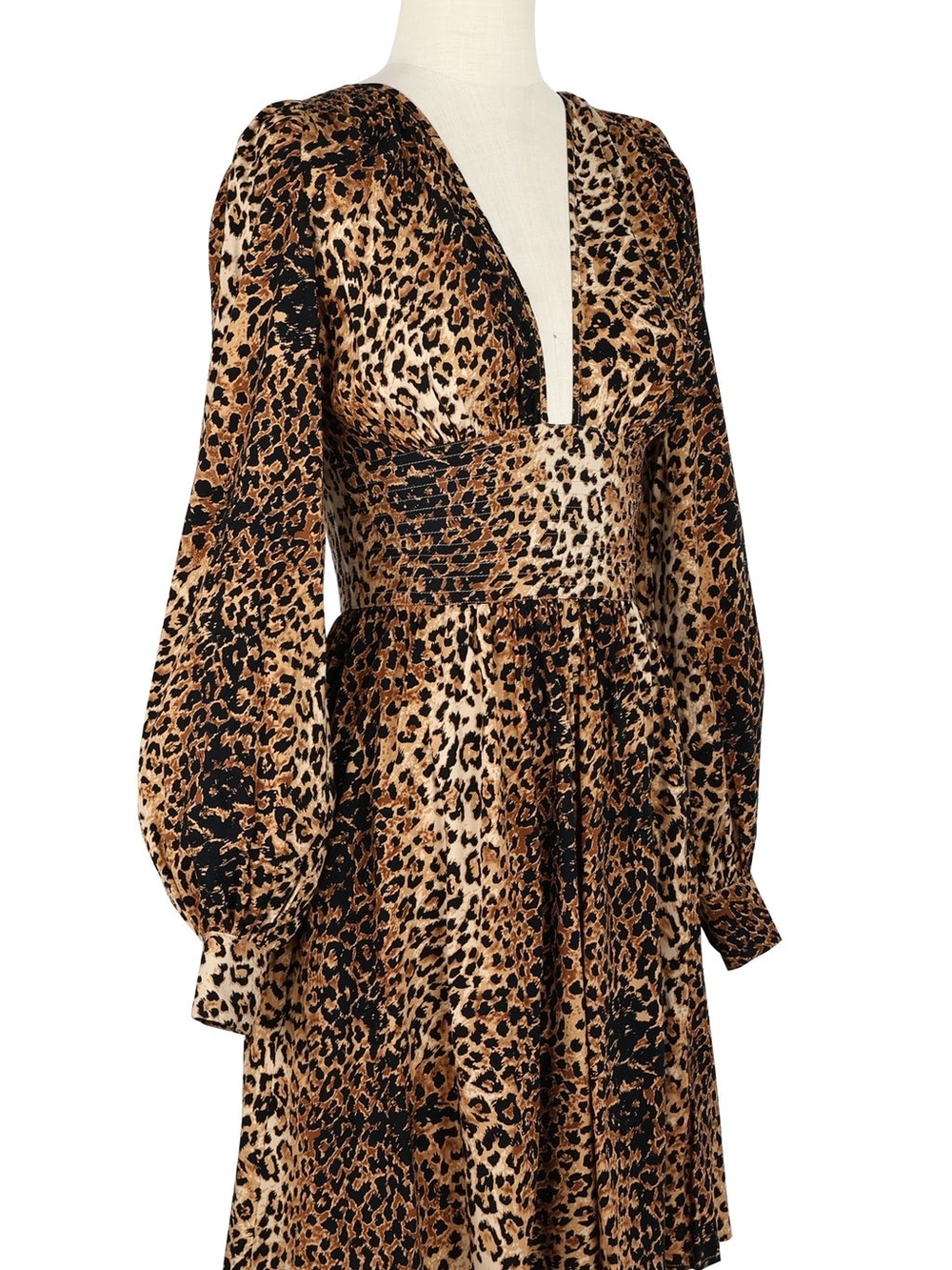Trashy Diva Bianca Leopard Dress, retro, vintage vibes, Hollywood 1940's glam - Picture 4 of 15